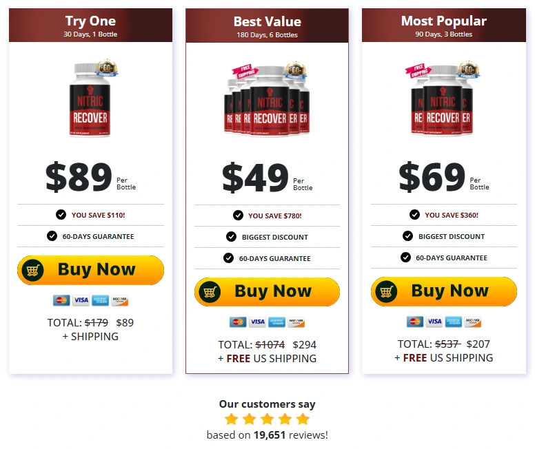 Nitric Recover Order Now